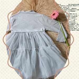 Gray Kids Casual Dress